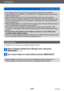 Page 187Wi-Fi/NFC
Wi-Fi® Function and NFC FunctionVQT5E74
- 187 -
 ●The camera cannot be used to connect to a public wireless LAN connection. ●Use a IEEE802.11b, IEEE802.11g or IEEE802.11n compatible device when using a 
wireless access point.
 ●We recommend that you use a fully charged battery when you send pictures. ●When the battery indicator is flashing red, the connection with other equipment may 
not start or the connection may be disrupted. (A message such as [Communication 
error] is displayed.)
 ●When...