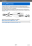 Page 221Wi-Fi/NFC
Using WEB services
VQT5E74- 221 -
Through “LUMIX CLUB”, you can send still pictures and motion pictures to social 
networking services, etc. By selecting the setting to automatically transfer still pictures 
and motion pictures to [Cloud Sync. Service], you can receive the transferred still pictures 
and motion pictures on a PC or a smartphone.
You can make a setting so that pictures in the camera can be sent to a WEB service or 
cloud synchronization service automatically while the camera...