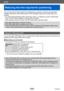 Page 266GPS
Reducing the time required for positioning
VQT5E74- 266 -
You can reduce the time required for positioning by copying in advance the predicted 
satellite information (GPS assist data) of GPS satellites required for positioning to the 
camera.
 • For downloading/updating GPS assist data, there is a method to use the “GPS Assist T

ool” on a PC, and a method to use the Wi-Fi function.
 • If the camera’

s clock is not set, the GPS assist data cannot be used.
 ●The GPS assist data is valid for 30 days....