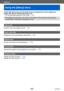 Page 62Basics
Using the [Setup] menu
VQT5E74- 62 -
[Clock Set], [Economy] and [Auto Review] are important for clock setting and 
battery life. Please check these before use.
 • For the setting procedures of the menu. (→60)
 ●In [Intelligent Auto] Mode, only [Clock Set], [World Time], [Airplane Mode], [Beep], 
[Composition Guide] and [Language] are set.
[Clock Set]
Set time, date, and display format. (→29)
[Auto Clock Set]
Setting the clock automatically using GPS.  (→265)
[World Time]
Set the local time at...