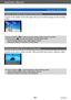 Page 91Application (Record)
Taking pictures with Auto FocusVQT5E74
- 91 -
Subject not centered in picture (23-area-focusing)
Focuses on the subject in the wide range area (up to 23-area-focusing) on the recording 
screen.
 ●Focus is fixed to [  ] (1-area-focusin g) during motion picture recording. ●Cannot set to [  ] (23-area-focusing) in the following cases: • Scene Modes ([Starry Sky], [High Speed V
ideo])
 • [Miniature Ef

fect] in [Creative Control] Mode
Determined position for focus (1-area-focusing)...