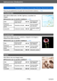Page 113Aplicaciones (Grabación)
Toma de imágenes con efectos de imagen diferentes  Modo [Control creativo]VQT5E76
- 113 -
Para los procedimientos de ajuste del menú [Control creativo]. (→110)
[Tonalidad alta]
Este efecto añade sens. de brillo, ligereza y suavidad a la 
imagen.
 ■Elementos que se pueden establecer (→111)
Brillo Subexposición 
(más oscuro)Sobreexposición 
(más brillante)
Grado de 
desenfoque del 
fondo Desenfoca el fondo
El fondo también 
está enfocado
Coloración Coloración rosácea
Coloración...