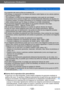 Page 122Aplicaciones (Grabación)
Grabación de imágenes panorámicas  Modo [Toma panorámica] VQT5E76
- 122 -
 ●La posición del zoom se fija en el extremo W. ●El enfoque, la exposición y el balance del blanco están fijados en los valores óptimos 
para la primera imagen. 
Si el enfoque o el brillo de las imágenes grabadas como parte de una imagen 
panorámica tras la primera imagen son considerablemente diferentes de aquellos de 
la primera imagen, la imagen panorámica en su totalidad (cuando todas las imágenes...
