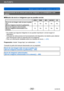 Page 202Wi-Fi/NFC
Manejar la cámara usando un smartphone o una tabletaVQT5E76
- 202 -
Funcionamiento de la cámara para enviar imágenes a un smartphone o una 
tableta
 ■Método de envío e imágenes que se pueden enviar.
JPEG RAW MP4 AVCHD 3D
Envío de una imagen cada vez que se graba 
una.
[Enviar imágenes durante la grabación] Sí No No No No
Envío de imágenes seleccionadas.
[Enviar imágenes almacenadas en la 
cámara] Sí No Sí No No
 • Es posible que algunas imágenes no se puedan reproducir o enviar según el...