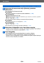 Page 204Wi-Fi/NFC
Manejar la cámara usando un smartphone o una tabletaVQT5E76
- 204 -
Seleccione [A través de la red] o [Directo] y presione  
[MENU/SET].
 ●Al conectarse con [A través de la red].
(En la cámara)
  Conecte la cámara a un punto de a cceso inalámbrico. (→246)
(En el smartphone)
  Ajuste la función  Wi-Fi en “ON”.  Seleccione el punto de acceso inalámbrico que conectó a la cámara y ajústelo.  Inicie “Image App”.
 (→189)
 ●Al conectarse con [Wi-Fi Direct] o [Conexión WPS] en [Directo].
(En la...
