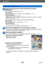 Page 206Wi-Fi/NFC
Manejar la cámara usando un smartphone o una tabletaVQT5E76
- 206 -
Seleccione [A través de la red] o [Directo] y presione  
[MENU/SET].
 ●Al conectarse con [A través de la red].
(En la cámara)
  Conecte la cámara a un punto de a cceso inalámbrico. (→246)
(En el smartphone)
  Ajuste la función  Wi-Fi en “ON”.  Seleccione el punto de acceso inalámbrico que conectó a la cámara y ajústelo.  Inicie “Image App”.
 (→189)
 ●Al conectarse con [Wi-Fi Direct] o [Conexión WPS] en [Directo].
(En la...