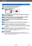 Page 218Wi-Fi/NFC
Envío de imágenes a un PCVQT5E76
- 218 -
 ■Envío de una imagen cada vez que se graba una.  
([Enviar imágenes durante la grabación])
Presione el botón [Wi-Fi].
Use el botón del cursor para seleccionar [Nueva conexión] y 
presione [MENU/SET].
Use el botón del cursor para seleccionar [Enviar imágenes 
durante la grabación] y presione [MENU/SET].
Use el botón del cursor para seleccionar [PC] y presione 
[MENU/SET].
Seleccione [A través de la red] o [Directo] para conectar. (→245)
Seleccione el...
