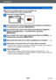 Page 225Wi-Fi/NFC
Uso de servicios webVQT5E76
- 225 -
 ■Envío de una imagen cada vez que se graba una.  
([Enviar imágenes durante la grabación])
Presione el botón [Wi-Fi].
Use el botón del cursor para seleccionar [Nueva conexión] y , 
a continuación, presione [MENU/SET].
Use el botón del cursor para seleccionar [Enviar imágenes 
durante la grabación] y , a continuación, presione  
[MENU/SET].
Use el botón del cursor para seleccionar [Servicio WEB] y , a 
continuación, presione [MENU/SET].
Seleccione [A través...