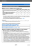 Page 227Wi-Fi/NFC
Uso de servicios webVQT5E76
- 227 -
Envío de imágenes a [Servicio sincron. de nube]
 ■Método de envío e imágenes que se pueden enviar
JPEG RAW MP4 AVCHD 3D
Envío de una imagen cada vez que se graba 
una.
[Enviar imágenes durante la grabación] Sí No No No Sí
Envío de imágenes seleccionadas.
[Enviar imágenes almacenadas en la 
cámara] Sí No Sí No Sí
 •Es posible que algunas imágenes no se puedan reproducir o enviar según el dispositivo. • Consulte las instrucciones de funcionamiento del...