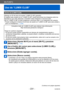 Page 231Wi-Fi/NFC
Uso de “LUMIX CLUB”
VQT5E76- 231 -
Acerca de [LUMIX CLUB]
Obtenga un ID de inicio de sesión “LUMIX CLUB” (gratuita).
Si registra esta unidad con el “LUMIX CLUB”, podrá sincronizar las imágenes entre los 
dispositivos que esté utilizando o transferir estas imágenes a servicios web.
Use el “LUMIX CLUB” al subir imágenes a servicios web o a un dispositivo  AV externo.
 • Puede configurar el mismo ID de inicio de sesión en “LUMIX CLUB” para esta unidad y 
para un smartphone.  (→234)
Consulte el...