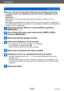 Page 233Wi-Fi/NFC
Uso de “LUMIX CLUB”VQT5E76
- 233 -
 ■Uso de un ID de inicio de sesión adquirido previamente/confirmación 
y cambio del ID y la contraseña de inicio de sesión. ([Establecer ID de 
acceso])
Preparación:
Para usar un ID de inicio de sesión adquirido previamente, confirme su ID y su 
contraseña.
Para cambiar la contraseña del “LUMIX CLUB” en la cámara, acceda a la página web 
del “LUMIX CLUB” desde un smartphone o un ordenador y modifique la contraseña del 
“LUMIX CLUB” por adelantado.
Seleccione...