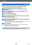 Page 235Wi-Fi/NFC
Uso de “LUMIX CLUB”VQT5E76
- 235 -
 ■Elimine su ID de inicio de sesión y la cuenta del “LUMIX CLUB”.
Elimine el ID de inicio de sesión desde la cámara al transferirla a otra parte o 
desecharla. También puede eliminar su cuenta “LUMIX CLUB”.
Seleccione [Ajuste Wi-Fi] en el menú [Wi-Fi] y presione  
[MENU/SET].
 (→60)
Use el botón del cursor para seleccionar [LUMIX CLUB] y 
presione [MENU/SET].
Seleccione [Eliminar cuenta].
 • Se visualiza el mensaje. Seleccione [Sig.].
Seleccione [Sí] en la...