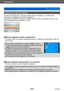 Page 253Wi-Fi/NFC
Acerca de las conexionesVQT5E76
- 253 -
Ajustes para el envío de imágenes
Cuando envíe imágenes, seleccione primero [Nueva conexión] y, a continuación, 
seleccione el método para enviar las imágenes. 
Después de completar la conexión, también puede cambiar los ajustes de envío, tales 
como el tamaño de las imágenes a enviar.
 ■[Enviar imágenes durante la grabación]
Se puede enviar una imagen automáticamente a un dispositivo especificado cada vez 
que la tome.
 ●En la pantalla de grabación se...