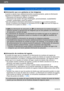Page 260GPS
Uso de la función GPS para grabar la ubicación de una imagenVQT5E76
- 260 -
 ■Información que va a grabarse en las imágenes
Cuando la cámara hace satisfactoriamente el posicionamiento, graba la información 
siguiente en fotografías e imágenes en movimiento*
.
 • Información de ubicación (latitud y longitud) • Información del nombre del lugar (País/región, provincia/estado, ciudad/distrito/
condado, pueblo/aldea, punto de interés)
*
  Solo está grabada la información determi nada en el momento en que...