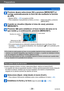 Page 29Preparativos
Ajuste del relojVQT5E76
- 29 -
Presione  para seleccionar [Sí] y presione [MENU/SET] si 
corrige automáticamente la hora del día mediante la función 
de GPS.
 • [Ajuste GPS]  (→258) se ajusta en [ON]. • Para establecer manualmente la fecha y la hora →  Seleccione [No] y presione 
[MENU/SET].
Cuando se visualice [Ajustar el área de casa], presione  
[MENU/SET].
Presione   para establecer el huso horario del área en la 
que reside y, a continuación, presione [MENU/SET].
Nombre de ciudad o...