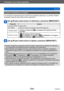 Page 294Conexión con otros aparatos
ImpresiónVQT5E76
- 294 -
Ajustes de impresión en la cámara
Las opciones de ajuste incluyen el número de imágenes impresas y su tamaño. Realice 
los ajustes antes de seleccionar [Inicio impresión].
Use   para seleccionar el elemento y presione [MENU/SET].
Elemento Ajustes
[Impresión fecha][ON] / [OFF]
[N. copias] Ajusta el número de imágenes (hasta 999 imágenes)
[Tamaño papel] Cuando se selecciona [
  ], los ajuste
s de la impresora tienen 
prioridad.
[Disposición pág.][  ] (la...