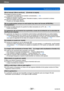 Page 301Otros
Visualizaciones de mensajesVQT5E76
- 301 -
[Error lectura] / [Error escritura]     [Controlar la tarjeta]
 ●Ha fallado la lectura de datos. →  Compruebe si la tarjeta se ha insertado correctamente. (→24)
 ●Ha fallado la escritura de datos. →  Apague la cámara y retire la tarjeta. Reinstale la tarjeta y vuelva a encender la cámara.
 ●Puede que la tarjeta esté dañada. →  Pruebe con una tarjeta diferente.
[No se puede grabar porque en esta tarjeta hay datos del formato (NTSC/P AL) 
incompatibles.]...