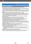 Page 307Otros
Preguntas y respuestas  Solución de problemasVQT5E76
- 307 -
Grabación (continuación)
La luminosidad o el color de la imagen grabada es diferente al color real. ●Cuando se graba bajo luces fluorescentes, aparatos de iluminación de LED, etc., aumentar la 
velocidad del obturador puede causar ligeros cambios en el brillo y el color. Éstos son consecuencia 
de las características de la fuente de luz y no indican ningún fallo.
 ●Cuando se graban sujetos en lugares iluminados brillantemente o cuando se...