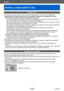 Page 316Otros
Avisos y notas sobre el uso
VQT5E76- 316 -
Cuando la use
 ●La cámara se puede calentar si se usa durante mucho tiempo, pero esto no es ningún fallo. ●Mantenga esta unidad tan lejos como sea posible de equipos electromagnéticos (como 
hornos de microondas, televisores, juegos de vídeo, etc.).
 • Si usa esta unidad encima o cerca de un 
TV, las imágenes y/o el sonido de la misma puede que 
sean distorsionados por la radiación de ondas electromagnéticas. 
 • No use esta unidad cerca de teléfonos...