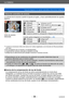 Page 36Lo básico
Toma de imágenes con ajustes automáticos Modo [Auto inteligente] VQT5E76
- 36 -
Detección automática de escenas
La cámara lee la escena cuando la apunta al sujeto, y hace automáticamente los ajustes 
óptimos.
Icono de escena 
detectada Al tomar imágenes
[i-Retrato][i-Retrato noct.]*2 
(Solo cuando se selecciona [  ])[i-Niños]*1
[i-Paisaje][i-Paisaje noct.]*2
[i-Puesta sol][i-Foto nocturna manual]*3
[i-Alimentos][i-Macro]
Cuando la escena no corresponde a ninguna de las de arriba
Cuando graba...
