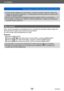 Page 38Lo básico
Toma de imágenes con ajustes automáticos Modo [Auto inteligente] VQT5E76
- 38 -
 ●Cuando graba imágenes en movimiento, la cámara controla la apertura dentro del 
margen de exposición apropiado, y el desenfoque del fondo puede no cambiar para 
el brillo de algunos sujetos.
 ●Puede usar el modo [Auto inteligente plus] para ajustar el brillo y la coloración.  (→41) ●Si se apaga la cámara o se cambia el modo de grabación, el ajuste de desenfoque 
del fondo vuelve a [AUTO].
[Mov. borroso]
[Mov....