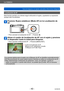 Page 40Lo básico
Toma de imágenes con ajustes automáticos Modo [Auto inteligente] VQT5E76
- 40 -
Localización de AF
Esta función permite a la cámara seguir enfocando el sujeto y ajustando su exposición 
aunque esté moviéndose.
Presione  para establecer [Modo AF] en la Localización de 
AF.
 • Para cancelar la localización de  AF → Presione .
Alinee el cuadro de localización de AF con el sujeto y presione 
el disparador hasta la mitad para bloquear.
 • Para cancelar el Bloqueode AF → Presione [MENU/SET].
Cuadro...