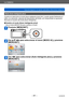 Page 41Lo básico
Toma de imágenes con ajustes automáticos Modo [Auto inteligente] VQT5E76
- 41 -
Modo [Auto inteligente plus]
Cuando se selecciona el modo [Auto inteligente plus] (iA+), puede ajustar fácilmente el 
brillo y la coloración, además del desenfoque del fondo, sin comprometer la operación 
fácil para el usuario del modo [Auto inteligente].
 ■Cambio al modo [Auto inteligente plus]
Use el menú [MODO iA] para cambiar el modo.
Presione [MENU/SET].
Use     para seleccionar el menú [MODO iA] y presione...