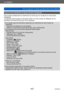 Page 43Lo básico
Toma de imágenes con ajustes automáticos Modo [Auto inteligente] VQT5E76
- 43 -
Acerca de los elementos de ajuste de [Auto inteligente]
Solo pueden establecerse los elementos de menú que se visualizan en modo [Auto 
inteligente].
Los ajustes seleccionados en [Programa AE] o en otros modos se reflejarán en los 
elementos del menú [Conf.] que no se visualizan.
 ●Los ajustes para los elementos siguientes son diferentes de otros modos de 
grabación:
 • [T

amaño de imagen] en el menú [Rec]
 • [Bip]...