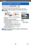 Page 48Lo básico
Toma de imágenes en movimiento
VQT5E76- 48 -
 ■Modo de grabación: 
Puede grabar imágenes en movimiento con audio (estéreo). • Las imágenes en movimiento no pueden grabarse en la memoria incorporada. 
Presione el botón de imagen en movimiento para iniciar la 
grabación.
Micrófonos[Formato de grabación] (→152)/
[Calidad grab.]  (→152)
Tiempo de 
grabación 
transcurrido
Tiempo de grabación 
restante (aproximado)
 ●No bloquee el micrófono cuando grabe imágenes en 
movimiento.
 ●Suelte el botón de...
