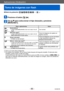 Page 85Aplicaciones (Grabación)
Toma de imágenes con flash
VQT5E76- 85 -
 ■Modo de grabación: 
Presione el botón [  ] ().
Use   para seleccionar el tipo deseado y presione 
[MENU/SET].
Tipo y operaciones Usos
*1
[Automático] • Juzga automáticamente si se va a usar o no el 
flash. Uso normal.
[Aut./ojo rojo]*2
 • Juzga automáticamente si se va a usar o no el 
flash (reducción de ojos rojos). T
oma de imágenes de sujetos en 
lugares oscuros.
[Flash activado] • El flash se usa siempre. T
oma de imágenes con luz de...