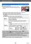 Page 98Aplicaciones (Grabación)
Toma de imágenes con enfoque manualVQT5E76
- 98 -
 ■[Contornos máximos]
Si se ajusta [Contornos máximos] en [ON] en el menú 
[Conf.], se añade color a las partes de la imagen que están 
enfocadas.
Contornos máximos
 ●Para cambiar los ajustes de [Nivel de detección] o [Color de visualización]  Seleccione [Contornos máximos] desde el menú [Conf.]. (→60)  Use   para seleccionar [SET] y presione [MENU/SET].  Use   para seleccionar [Nivel de detección] o [Color de visualización] y...