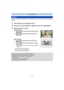 Page 119- 119 -
Playback/Editing
To allow easy posting to web pages, attachment to email etc., picture size (number of pixels) is 
reduced.
1Select [Resize] on the [Playback] menu.
2Press 3/ 4 to select [SINGLE] or [MULTI] and then press [MENU/SET].
•You can set up to 50 pictures at one time in [MULTI].•The picture quality of the resized picture will deteriorate.
•This function is not availa ble in the following cases:–Motion pictures–Pictures taken in Panorama Shot Mode
–Pictures with date or text stamped...