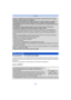 Page 102- 102 -
Grabación
•Según las condiciones de funcionamiento, puede tardar un tiempo para tomar la imagen 
sucesiva si repite la grabación de imágenes.
•Puede llevar tiempo guardar las imágenes tomadas en el Modo de ráfaga en la tarjeta. Si 
toma imágenes de forma continua mientras guarda, la cantidad máxima de imágenes 
grabables disminuye. Para la toma continua, se recomienda usar una tarjeta de memoria de 
alta velocidad.
•La velocidad de ráfaga (imágenes/segundo) podría reducirse según el ambiente de...