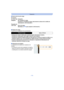 Page 14- 14 -
Preparación
∫Acerca de la luz de carga
∫ Tiempo de carga
Cuando usa el adaptador AC (suministrado)
•
El tiempo de carga se indica para cuando se agote enteramente la batería.
El tiempo de carga puede variar según cuánto se use la batería.
El tiempo de carga de la batería puede ser más largo de lo normal si la batería se utiliza en un 
ambiente caliente o frío o se ha quedado sin utilizar durante un largo período de tiempo.
•Cuando la alimentación proviene de un ordenador, la capacidad de...