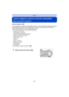 Page 26- 26 -
Básico
Tomar imágenes usando la función automática 
(Modo automático inteligente)
Modo de grabación: 
La cámara fijará los ajustes más apropiados al sujeto y a las condiciones de grabación, así que 
recomendamos este modo a los principiantes o a los que quieren dejar que la cámara se 
ajuste automáticamente y tomar imágenes fácilmente.
•
Las funciones siguientes se activan automáticamente.–Detección de la escena–Compensación a contraluz
–Control de sensibilidad ISO inteligente–Balance de blancos...