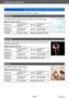 Page 114Application (Record)
Taking Pictures with different picture effects  [Creative Control] ModeSQW0195
- 114 -
For the [Creative Control] menu setting procedures. (→111)
[High Key]
This effect adds a bright, airy and soft feel to the overall image.
 ■Items that can be set (→112)
Brightness Underexposure 
(darker)Overexposure 
(brighter)
Degree of 
background 
defocusing Defocuses the 
background
The background is 
in focus as well
Coloring Pinkish coloring
Light-bluish coloring
[Low Key]
This effect adds a...