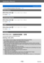 Page 153Application (Record)
Using the [Rec] menuSQW0195
- 153 -
 • For the setting procedures of the menu.  (→61)
[Motion Deblur]
 ■Recording mode: 
For details (→38).
[iHandheld Night Shot]
 ■Recording mode: 
For details (→39).
[iHDR]
 ■Recording mode: 
For details (→40).
[Stabilizer]
 ■Recording mode: 
Automatically detects and prevents jitter.
 ■Settings: [ON] / [OFF]
 ●The setting is fixed to [ON] in [Handheld Night Shot] Scene Mode. ●The setting is fixed to [OFF] in the following Scene Modes: 
[Starry...