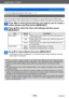 Page 180Application (View)
Using the [Playback] menuSQW0195
- 180 -
 • For the setting procedures of the menu.  (→61)
[Time Lapse Video]
You can create a motion picture from the pictures in a group that was recorded using 
[Time Lapse Shot]. The motion picture you created is saved in the MP4 recording format.
Press   to select group pictures you want to use to create a 
motion picture and then press [MENU/SET]
Press   to select the item and settings and then press 
[MENU/SET]
Item Setting Description
[Rec...