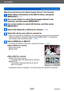 Page 222Wi-Fi/NFC
Sending pictures to AV equipmentSQW0195
- 222 -
 ■Sending selected pictures ([Send Images Stored in the Camera])
Select [New Connection] in the [Wi-Fi] menu, and press  
[MENU/SET]
 (→61)
Use cursor button to select [Send Images Stored in the 
Camera], and then press [MENU/SET]
Use cursor button to select [AV device], and then press 
[MENU/SET]
Select [Via Network] or [Direct] to connect (→249)
Select the device you wish to connect to
 • When the connection is established, the confirmation...