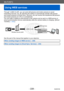 Page 228Wi-Fi/NFC
Using WEB services
SQW0195- 228 -
Through “LUMIX CLUB”, you can send still pictures and motion pictures to social 
networking services, etc. By selecting the setting to automatically transfer still pictures 
and motion pictures to [Cloud Sync. Service], you can receive the transferred still pictures 
and motion pictures on a PC or a smartphone.
You can make a setting so that pictures in the camera can be sent to a WEB service or 
cloud synchronization service automatically while the camera...