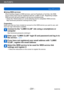 Page 231Wi-Fi/NFC
Using WEB servicesSQW0195
- 231 -
 ■Using WEB services
When sending images to WEB services, such as Facebook or YouTube, the WEB 
service being used must be registered with the “LUMIX CLUB”. Registering multiple 
WEB services will send images to all services simultaneously.
 • Check the “FAQ/Contact us” on the following site for compatible WEB services. http://lumixclub.panasonic.net/eng/c/lumix_faqs/
Preparation:
Make sure that you have created an account on the WEB service you want to use,...