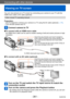 Page 261Connecting with other devices
Viewing on TV screen
SQW0195- 261 -
Connecting with other devices
You can view pictures on a TV screen by connecting your camera to your TV with the 
HDMI micro cable or AV cable (optional).
 ●Also consult TV operating manual.
Preparation:
 • Set [TV Aspect] to connect your camera to a 

TV using the AV cable (optional) (→73).
 • Turn of

f both camera and TV.
Connect camera to TV
 ■To connect with an HDMI micro cable
An HDMI micro cable can be used to enable viewing of...