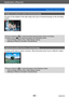 Page 92Application (Record)
Taking pictures with Auto FocusSQW0195
- 92 -
Subject not centered in picture (23-area-focusing)
Focuses on the subject in the wide range area (up to 23-area-focusing) on the recording 
screen.
 ●Focus is fixed to [  ] (1-area-focusing) during motion pic ture recording. ●Cannot set to [  ] (23-area-focusing) in the following cases: • Scene Modes ([Starry Sky], [High Speed Video]) • [Miniature Effect] in [Creative Control] Mode
Determined position for focus (1-area-focusing)
Focuses...