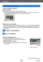 Page 196Wi-Fi/NFC
Manejar la cámara usando un smartphone o una tabletaSQW0197
- 196 -
  Inicie “Image App”. (→193)  Seleccione [  ]  Seleccione el SSID que se visualiza en esta unidad. • Cuando aparezca la pantalla de confirmación de la conexión en esta unidad, seleccione [Sí] y 
presione [MENU/SET]. (Solo al hacer una conexión por primera vez.)
 ■Ajuste de una contraseña
Cuando [Contraseña Wi-Fi] se establezca en [ON]  (→259), puede reforzar la seguridad 
utilizando la entrada manual o un código QR para la...