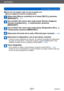 Page 221Wi-Fi/NFC
Envío de imágenes a equipos AVSQW0197
- 221 -
 ■Envío de una imagen cada vez que se graba una.  
([Enviar imágenes durante la grabación])
Seleccione [Nueva conexión] en el menú [Wi-Fi] y presione 
[MENU/SET].
 (→61)
Use el botón del cursor para seleccionar [Enviar imágenes 
durante la grabación] y , a continuación, presione  
[MENU/SET].
Use el botón del cursor para seleccionar [Dispositivo AV] y , a 
continuación, presione [MENU/SET].
Seleccione [A través de la red] o [Directo] para conectar....