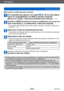 Page 252Wi-Fi/NFC
Acerca de las conexionesSQW0197
- 252 -
 ■Conexión con [Introducción manual]
En la pantalla que aparece en el paso  de “Si no está seguro 
sobre la compatibilidad con WPS (conexión mediante  
[Buscar en Lista])”, seleccione [Introducción manual]. 
(→251)
Escriba el SSID del punto de acceso inalámbrico con el que se 
está conectando y, a continuación, seleccione [Ajuste].
 • Para obtener información sobre cómo escribir caracteres, consulte “Introducción 
de texto”  (→76).
Seleccione el tipo de...