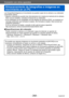 Page 268Conexión con otros aparatos
Almacenamiento de fotografías e imágenes en 
movimiento en un PC
SQW0197- 268 -
Las fotografías/imágenes en movimiento se pueden copiar de la cámara a su ordenador 
conectando ambos.
 • Algunos ordenadores pueden leer directamente de la tarjeta de memoria de la cámara.  Para conocer detalles, consulte el manual de su ordenador

.
 • Si su ordenador no es compatible con las tarjetas de memoria SDXC, se mostrará un mensaje pidiéndole que formatee la tarjeta. (No formatee la...