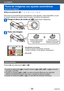 Page 35Lo básico
Toma de imágenes con ajustes automáticos  
Modo [Auto inteligente]SQW0197
- 35 -
 ■Modo de grabación: 
Este modo se recomienda para principiantes o para apuntar y tomar fotografías, ya que 
la cámara optimiza los ajustes según el sujeto y el entorno de grabación.
Ponga el disco de modo en [  ] (Modo [Auto inteligente]).
Tome una imagen.
Presione hasta la mitad (presione ligeramente  para enfocar). Presione a fondo 
(presione el botón hasta  el fondo para grabar).
Visualización de enfoque
(...