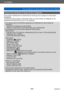 Page 44Lo básico
Toma de imágenes con ajustes automáticos Modo [Auto inteligente] SQW0197
- 44 -
Acerca de los elementos de ajuste de [Auto inteligente]
Solo pueden establecerse los elementos de menú que se visualizan en modo [Auto 
inteligente].
Los ajustes seleccionados en [Programa AE] o en otros modos se reflejarán en los 
elementos del menú [Conf.] que no se visualizan.
 ●Los ajustes para los elementos siguientes son diferentes de otros modos de 
grabación:
 • [T

amaño de imagen] en el menú [Rec]
 • [Bip]...