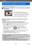 Page 57Lo básico
Visualización de imágenes en movimiento
SQW0197- 57 -
Esta unidad fue diseñada para reproducir imágenes en movimiento usando los formatos 
AVCHD, MP4 y QuickTime Motion JPEG.
Seleccione una imagen con el icono de imagen en movimiento 
y presione 
.
La reproducción empieza ahora.
Tiempo de grabación de imagen en movimientoEjemplo: Tras 29 minutos y 30 segundos: [29m30s]
 • Una vez que se inicie la reproducción, se mostrará en la pantalla el tiempo de reproducción transcurrido.
Icono de imagen en...